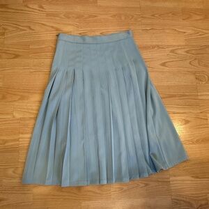 Junees turquoise pleated midi skirt girls